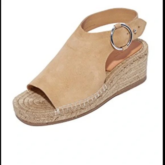 rag & bone Calla Espadrille Wedge Size 39 NWT - Picture 1 of 14